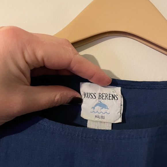 Russ Berens Malibu 100% Linen Dress Women’s L - Picture 3 of 3